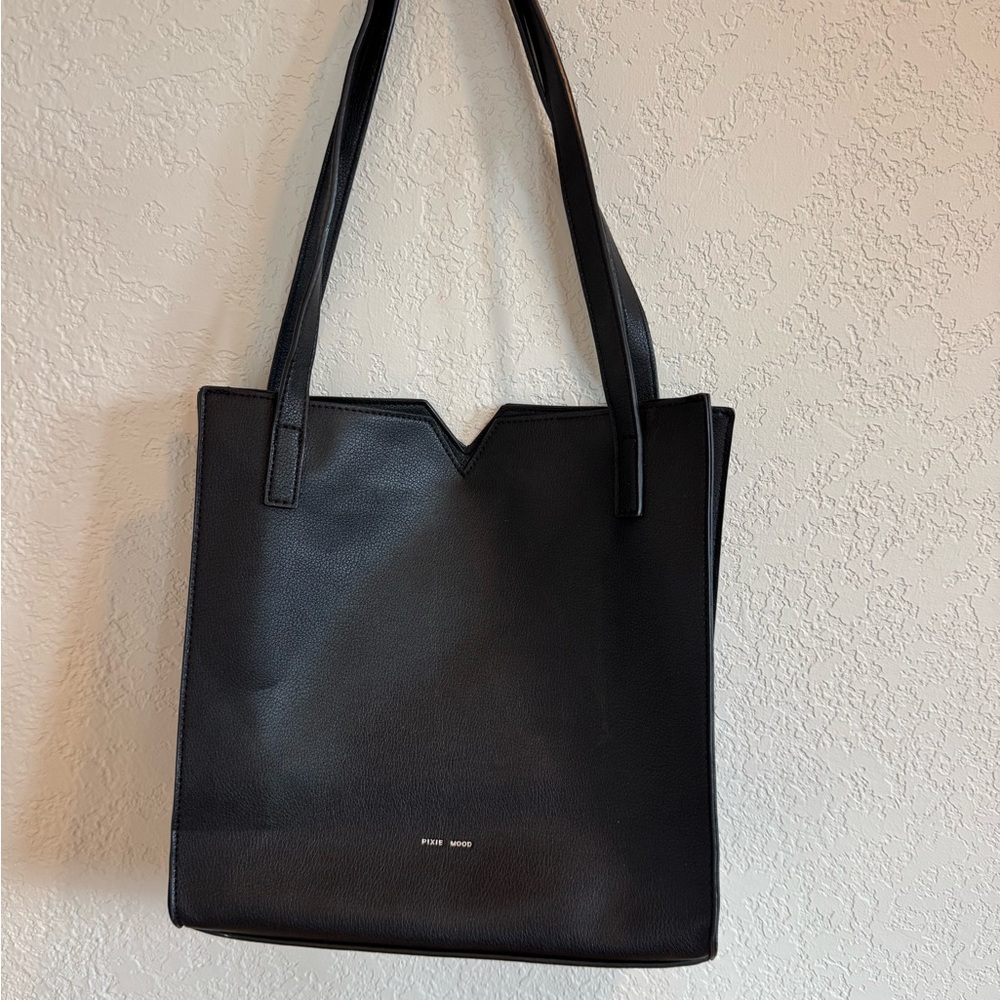 Two for One - Vegan Leather Bags - One Black Bag and One Brown Bag